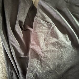 Maurices Black Stretch Active Leggings with Side Pocket